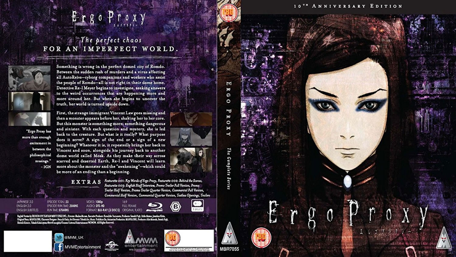 Ergo Proxy Complete Collection Blu-Ray UK - YATTA.PL